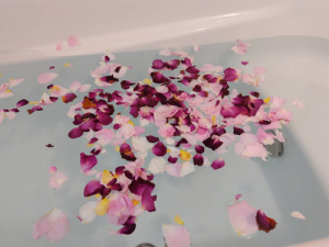 薔薇風呂やってみました